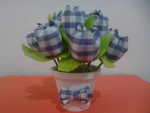 Tulipas De Tecido